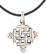 COPTIC SILVER CROSS, ETHIOPIA, 19TH CENTURY - Picardi Jewelry