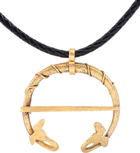 EXCEPTIONAL VIKING PROTECTIVE BROOCH, 950-1050 AD - Picardi Jewelry