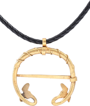 EXCEPTIONAL VIKING PROTECTIVE BROOCH, 950-1050 AD - Picardi Jewelry