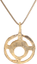 RARE VARIATION, VIKING LUNAR PENDANT NECKLACE, 11TH-12TH CENTURY AD - Picardi Jewelry