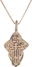 EASTERN EUROPEAN CHRISTIAN CROSS NECKLACE, 17-18 CENTURY - Picardi Jewelry