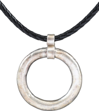 MASSIVE CELTIC PROSPERITY RING NECKLACE, C.400-100 BC - Picardi Jewelry