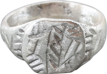 MEDIEVAL EUROPEAN RING, 900-1200 AD, SIZE 4 3/4 - Picardi Jewelry
