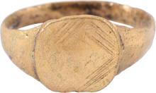 MEDIEVAL EUROPEAN RING, 900-1200 AD, SIZE 8 1/4 - Picardi Jewelry