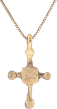 MEDIEVAL EUROPEAN CONVERT’S CROSS NECKLACE, 9th-10th CENTURY - Picardi Jewelry