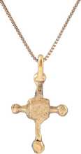 MEDIEVAL EUROPEAN CONVERT’S CROSS NECKLACE, 9th-10th CENTURY - Picardi Jewelry