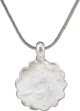 ROMAN WHEEL OF FORTUNE AMULET NECKLACE, 3RD-6TH CENTURY AD - Picardi Jewelry