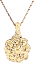 FINE ROMAN/BYZANTINE WHEEL OF FORTUNE NECKLACE, 5th-8th CENTURY AD - Picardi Jewelry