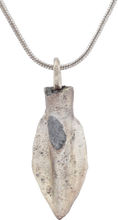 FINE GREEK ARROWHEAD PENDANT NECKLACE, C. 8TH-3RD CENTURY BC - Picardi Jewelry