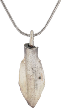 FINE GREEK ARROWHEAD PENDANT NECKLACE, C. 8TH-3RD CENTURY BC - Picardi Jewelry