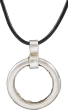 CELTIC FUNERARY PROSPERITY RING NECKLACE, C.400-100 BC - Picardi Jewelry