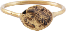 ROMAN SIGNET RING, 1ST-4TH CENTURY AD, SIZE 8 3/4 - Picardi Jewelry
