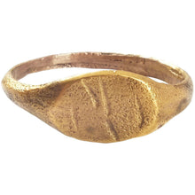 ANCIENT VIKING RUNIC RING C.850-1050 AD SIZE 9 - Picardi Jewelry