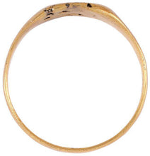 FINE EARLY CHRISTIAN GILT RING, C.8th-11th CENTURY, SIZE 10 1/4 - Picardi Jewelry