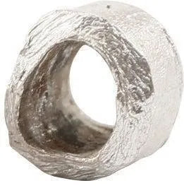 VIKING SILVERED BEAD, 9TH-11TH CENTURY AD