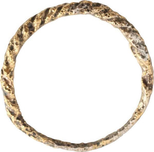 FINE VIKING TWISTED RING C.850-1050 AD SZ 9 3/4