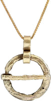 FINE VIKING PROTECTIVE ARMOR BROOCH NECKLACE, 10th-11th
