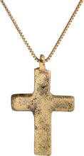 MEDIEVAL PEASANT'S CHRISTIAN CROSS NECKLACE, 9TH-11TH C.AD
