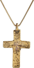 MEDIEVAL PEASANT'S CHRISTIAN CROSS NECKLACE, 9TH-11TH C.AD