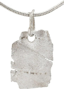RARE VIKING WOMAN WARRIOR'S SILVER BRACELET PENDANT NECKLACE