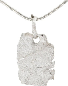 RARE VIKING WOMAN WARRIOR'S SILVER BRACELET PENDANT NECKLACE
