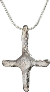 EUROPEAN CROSS NECKLACE, 12TH-14TH CENTURY