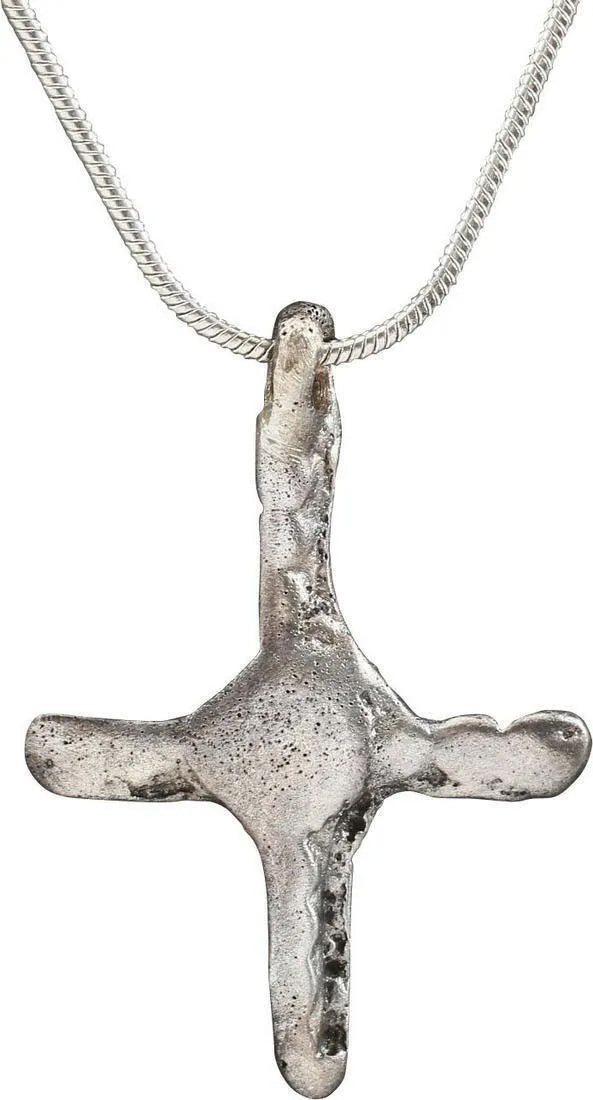 EUROPEAN CROSS NECKLACE, 12TH-14TH CENTURY