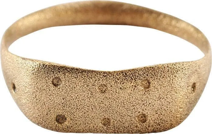 CHRISTIAN PILGRIM'S RING 6TH-9TH C.AD, SIZE 10