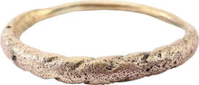 VIKING WARRIOR'S TWISTED RING, C.866-1067 AD, SIZE 8 3/4