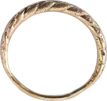 VIKING WARRIOR'S TWISTED RING, C.866-1067 AD, SIZE 8 3/4