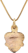 RARE VIKING HEART NECKLACE, 9TH-10TH CENT AD