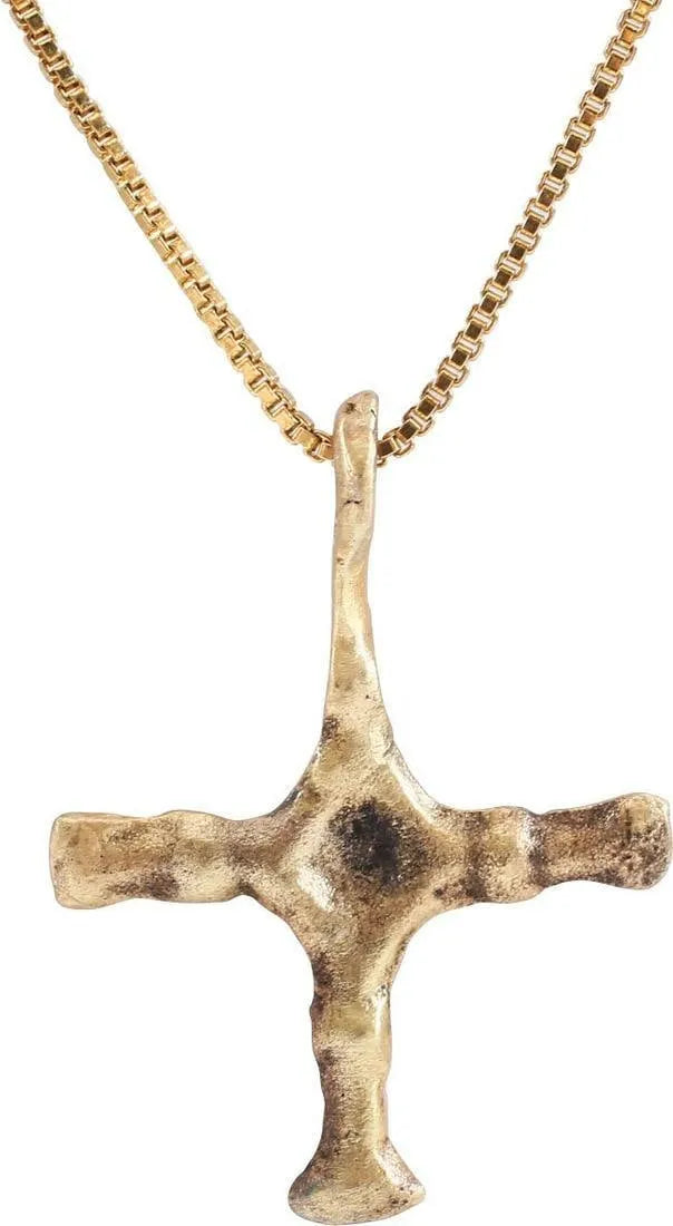 FINE SAXON CROSS NECKLACE, 9th-10th CENTURY