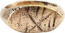 ANCIENT MEDIEVAL WOMAN'S RING, 6TH-10TH C.AD, SIZE 1