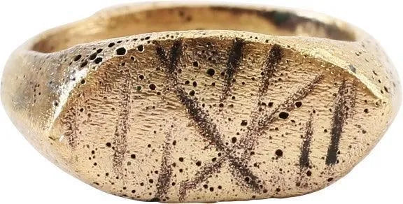 ANCIENT MEDIEVAL WOMAN'S RING, 6TH-10TH C.AD, SIZE 1