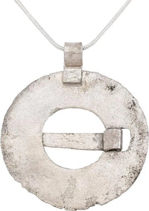 FINE VIKING PROTECTIVE BROOCH PENDANT NECKLACE