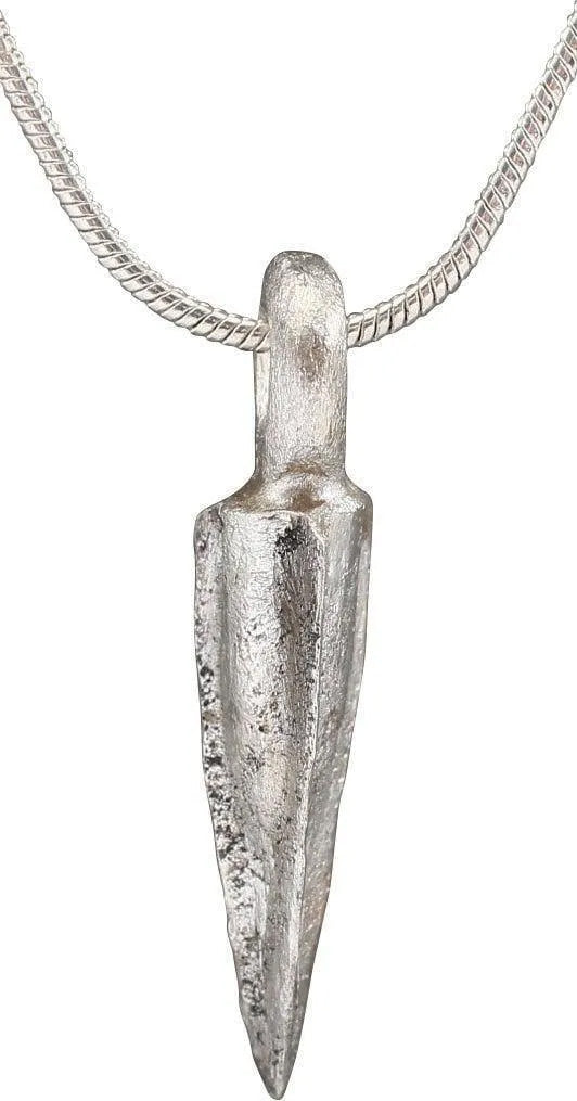 ROMAN ARROWHEAD PENDANT NECKLACE, C.100 BC-200 AD - Picardi Jewelers