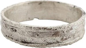 FINE ANCIENT VIKING WEDDING RING, SIZE 6