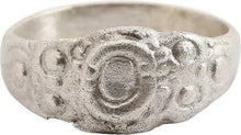 EUROPEAN BETROTHAL RING, 9th-12th CENTURY, SIZE 8