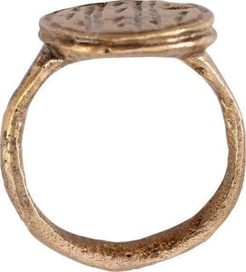 LATE ROMAN/MEDIEVAL SIGNET RING, SIZE 2