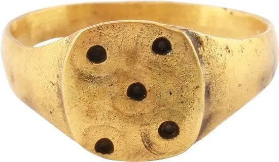 MEDIEVAL ENGLISH RING 9TH-10TH C. AD, SIZE 11 1/2