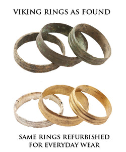 VIKING WARRIOR’S WEDDING RING 7 1/4