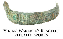 RARE VIKING WARRIOR’S BRACELET PENDANT NECKLACE, 10TH-11TH CENTURY AD - Picardi Jewelry