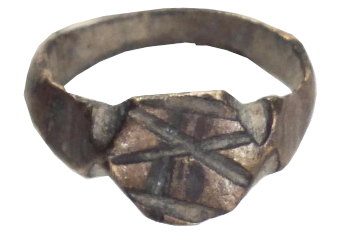 BYZANTINE INFANT'S RING C.500-800 AD SIZE 3/8 - Picardi Jewelry