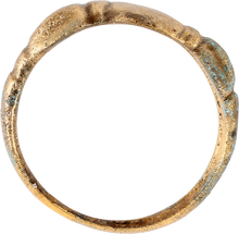 MEDIEVAL EUROPEAN WEDDING RING, C.1500-1700, SIZE 7 1/4