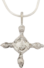 FINE EARLY CHRISTIAN CROSS NECKLACE C.800-1000 AD - Picardi Jewelry