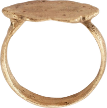 ELEGANT EUROPEAN PILGRIM'S RING, 7TH-9TH CENTURY, SIZE 7 3/4