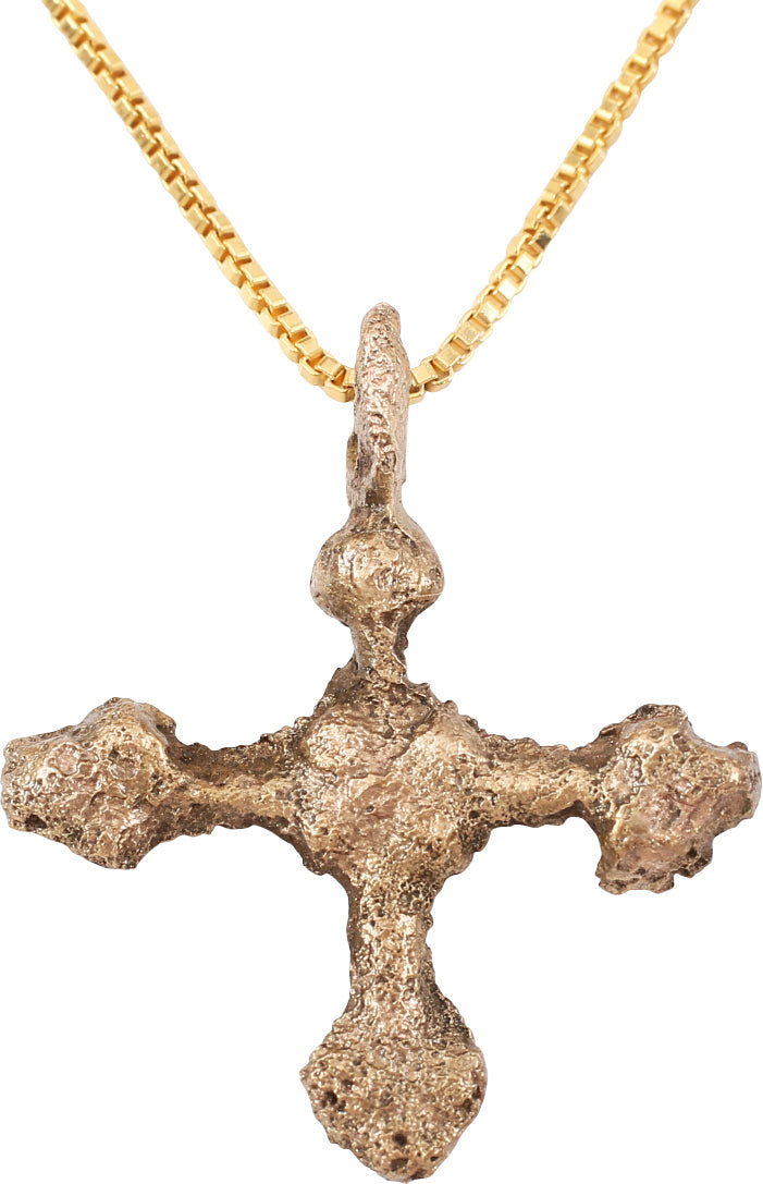 EUROPEAN CHRISTIAN CROSS NECKLACE, 9th-10th CENTURY - Picardi Jewelry