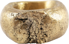 MASSIVE ASHANTI RING C.1900, ex: Sir Cecil Armitage Collection - Picardi Jewelry