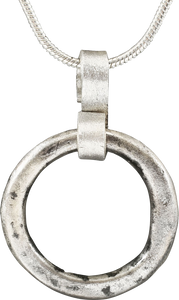 CELTIC PROSPERITY RING NECKLACE, C.400-100 BC - Picardi Jewelry