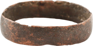 RARE COPPER VIKING WEDDING RING, 900-1050 AD, SIZE 9 (8195887857838)